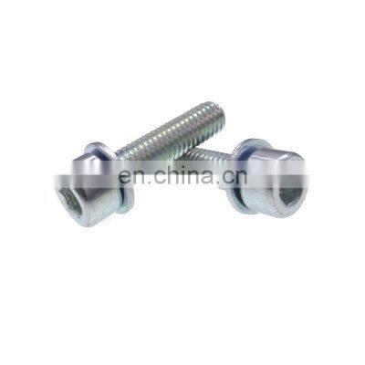 combination Screw with spring lock washer and plain washer