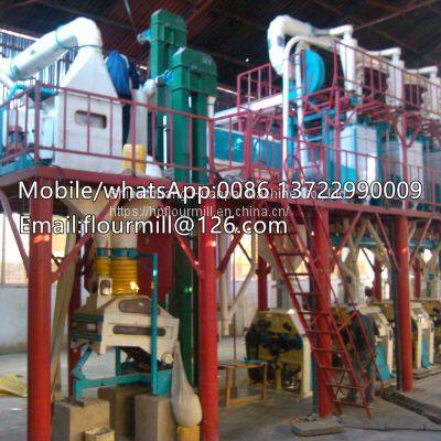 African Standards Maize Large Commercial Efficiency 100ton Corn Flour Mill Machine With Price photo-3