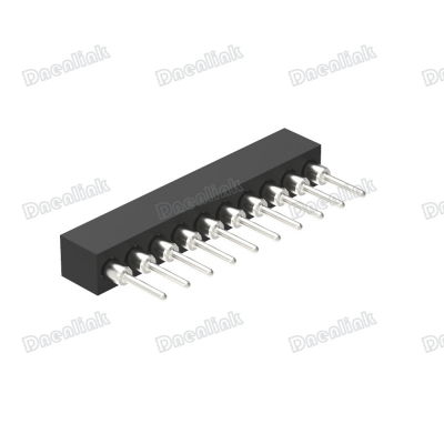 Dnenlink 1.778mm Pitch Machined Pin Single Row Female Header Connector photo-3
