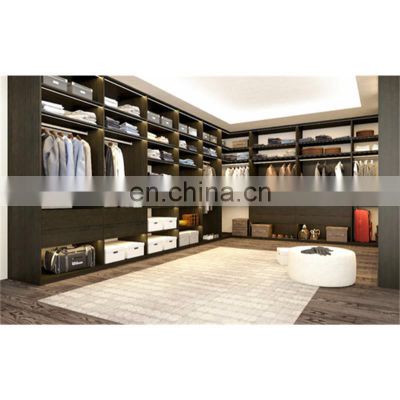 Modern Bedroom Design Aluminum Glass Door Wardrobe Custom Walk In Closet