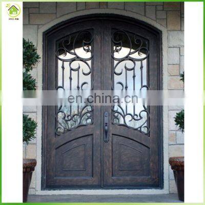 Safety Arch Lowes Wrought Iron Double Glass Entry Doors photo-3