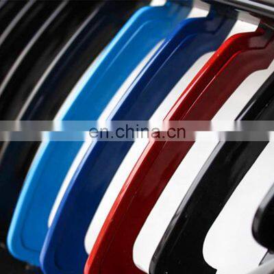 E60 ABS Material Front Grill for BMW M Color Single Slat Line Grille for BMW 5 Series E60 E61 2004-2009 photo-5