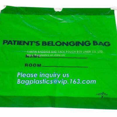 Biodegradable Drawstring Patient Belongings Bag,Manufacturer of Patient Belonging Bag With Rigid Handle OEM Available Online Manufacturer photo-3