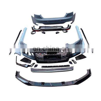 100% fit complete car accessories for Audi A5 B9 2017 2018 2019 upgrade to rs5 Model with front bumper assembly grille front lip