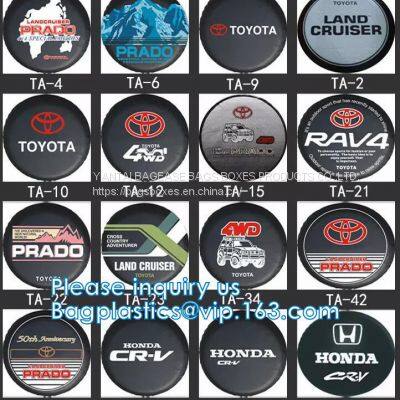 Custom Car Wheel Spare Wheel Cover Tyre, Spare Tire Cover, PVC, PU, Oxford, Nylon, Pajero Spare Tire Cover photo-4