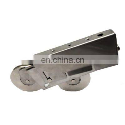 Stainless steel ball Bearing Roller soft-closing glass sliding door roller wheels and with double wheels