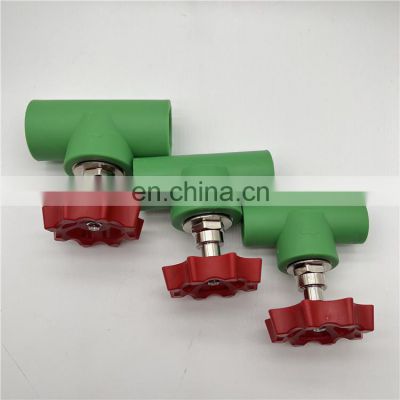 2022 High Quality Hot Sale Water Supply Various Raw Materials Green Plastic Ppr Directional Gate Valve