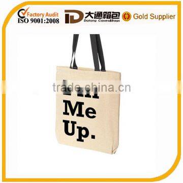 Fill Me Up White Tote Canvas Shopping Bag For Promotional