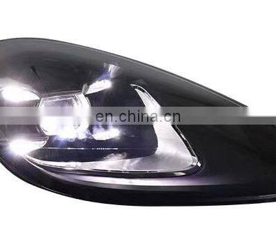Upgrade to 4 Eyes LED Headlamp Headlight for Porsche Cayenne Head Lamp Head Light 2011-2017 photo-3