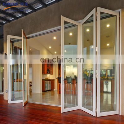 aluminum interior bi-folding door/partition wall folding door design