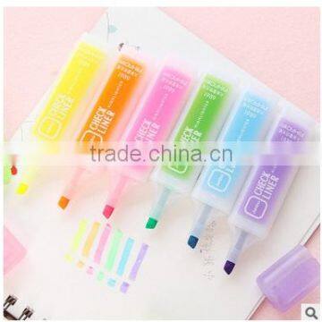 Promotional Multi Colored Highlighter pen with 5 Colors,Bulk Color Highlighter Marker Pen