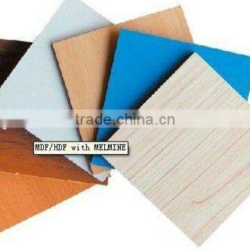 Melamine faced particle board