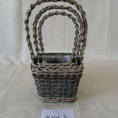 Maßgeschneiderte Größe, hohe Qualität, neue Design Weiden-Gartenkorb photo-2