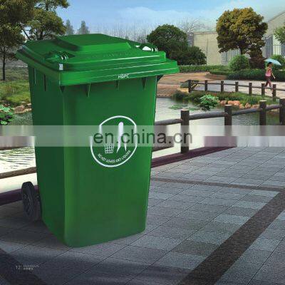 360L Big Size Plastic Waste Bin Trash Can Outdoor Dustbin Garbage Container Cheap Wheeled Recycle Bin With Lid For Sale