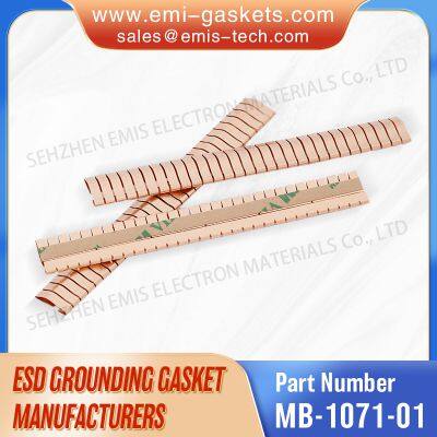 Becu EMI Strip Low Profile Hook-on Becu Gasket EMI Spring Becu Contacts Spring EMI Strip Professional Factory