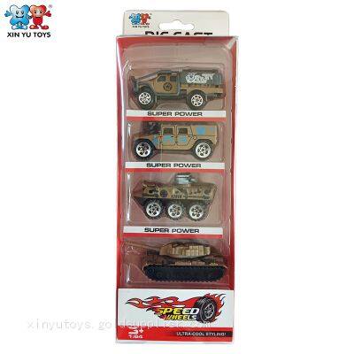 XINYU Diecast Toys Truck Car 1:64 Scale Engineering Fire Rescue Military Police photo-4