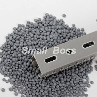 Indoor Electrical Wiring Square White Pvc Wire Cable Trunking  PVC Compound Granules
