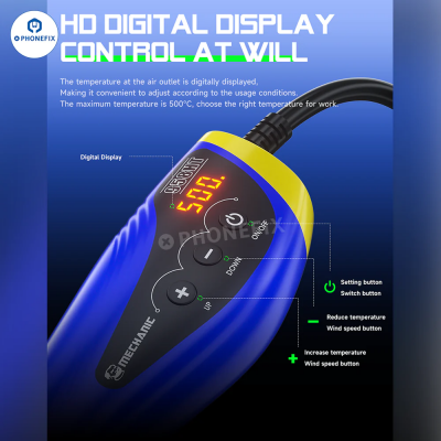 MECHANIC 958HT Portable Hot Air Gun for Electronics Repair photo-5