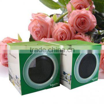 Newest design paper card speaker as promotion gift