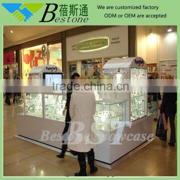 NEW Arrival Custom Made Glass Jewelry Vitrine for Mall Kiosk photo-2