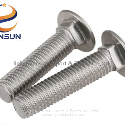 Chinese Fastener Factory Supply ANSI/Bsw/DIN603 Carriage Bolt/Round Head Square Neck Bolts With Blue Zinc Finished for Reliable Structural Connections photo-4