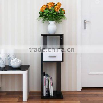 Wholesale Solid Wood Flower Balcony /pine Wood Display Shelf photo-3