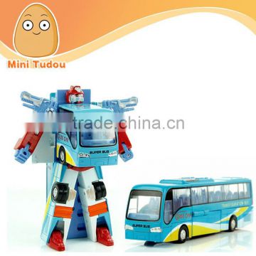 New 2014 Edition Genuine 24cm Transformation Robots Action Figures Classic Toys For Boy's Gifts Robot Change into Bus