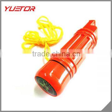 Multifunctional Emergency 5 in1 Whistle with Compass for Survival gear