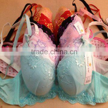 0.47USD Hot Newest Style Fashional Cheap Ladies Bra Designs/Thin Sponge 32-40BC Cup/5 Colors At Least (kczd132)