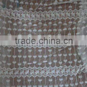Lace Fabric Hot Organdy Embroidery Lace Milk Silk Full Lace for Accessory photo-5