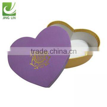 Wholesale hot popular custom heart shaped paper gift box