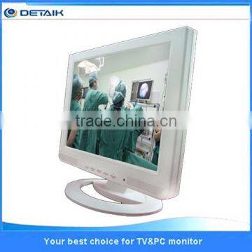 15inch White CCTV BNC Monitor Professional Security Monitor for Hospital