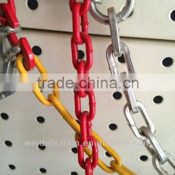 colored plastic chain link necklace