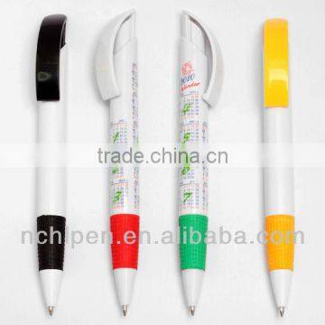 2014 Hot Sell Promotional Banner Pen With Calendar