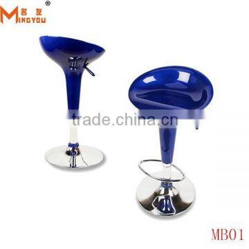 Hot selling modern design metal chromed ABS bar stools