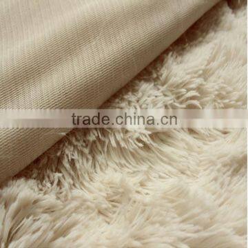 High pile plush acrylic faux fur fabric100 % polyester
