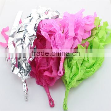 Colorful Decorative Flower DIY Tissue Paper Tassel Garland