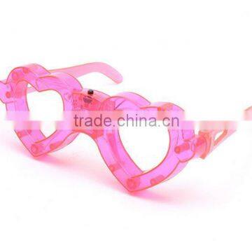 Led Light Up Toy Heart Shape Glasses Kids New Years Party Toy Cheap Led Glowing Glasses Toys