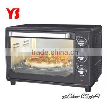 30L electric convection oven with inside lamp 110V to 240V