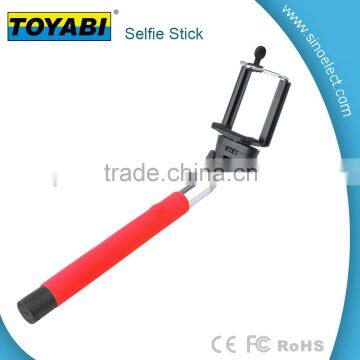 TOYABI SE-SS0001 Monopod Selfie Stick Telescopic Wired Remote Phone Holder