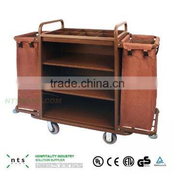 Hotel Trolley Room Service Cart With Two Bags photo-3