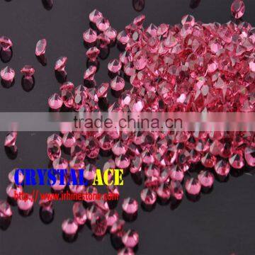 Wholesale Mc chaton beads, naked point back stones, colorful unfoiled diamante confettie for beads making