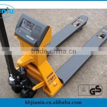 Manual pallet jack palet truck, 1 ton hand pallet truck/electric rough terrain pallet jack