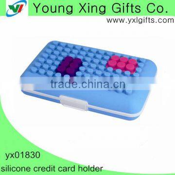 Funny big capacity silicone credit card holder