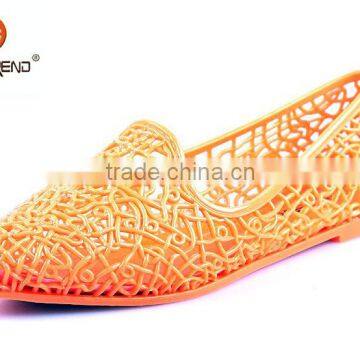 2015 latest design pvc jelly shoes injection flats melissa shoes mary jane dance shoes