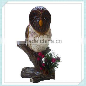 decorative polyresin christmas owl figurines