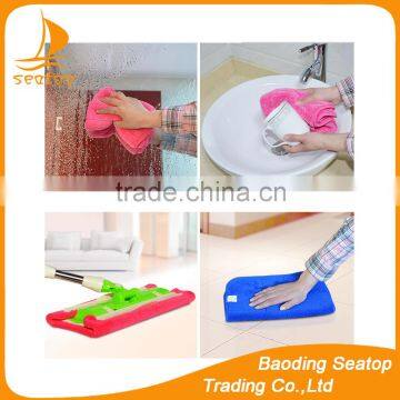 hot saler good quality bamboo fiber cleaning cloth for floor