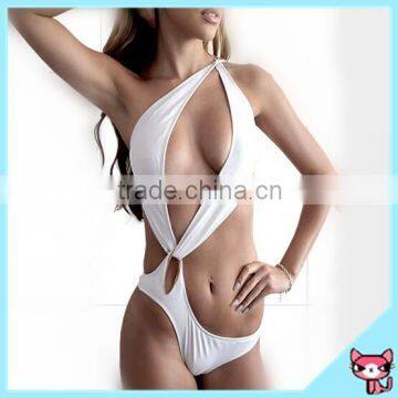 White sexy ladies bikini swimwear