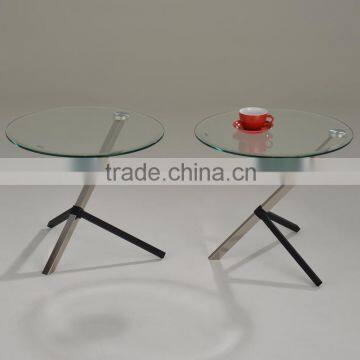 Round metal Coffee side table