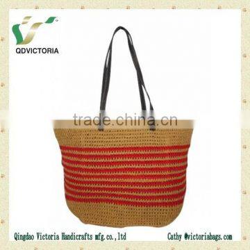 2015 Paper straw material Crochet bags